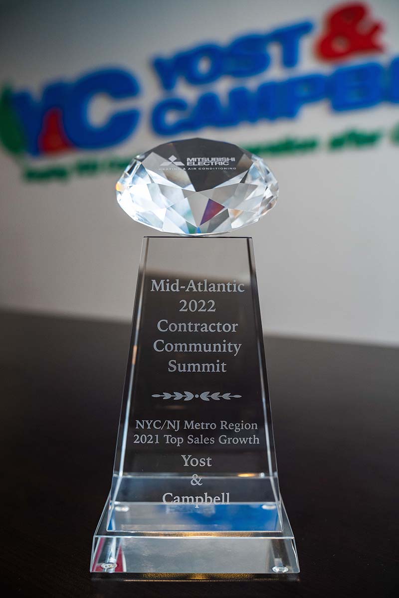  Mid-Atlantic 2022 Award from Mitsubishi for Outstanding Growth 